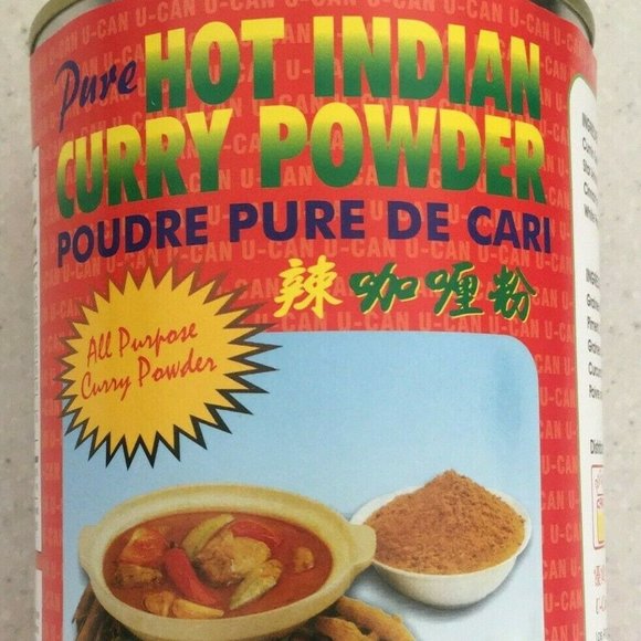 Pure Hot Indian Curry Powder Can - 16 oz / 1 lb.